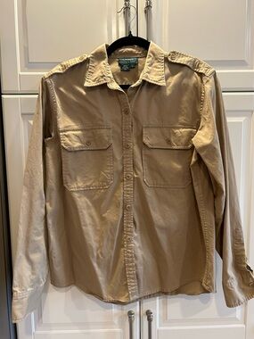 Ralph Lauren women’s Khaki Lightweight Shirt/Jacket